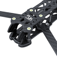 Kit de châssis en fibre de carbone sergé mat RJXHOBBY Mark4 V2 5 pouces 225 mm pour drone de course FPV RC