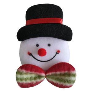 Cabeza de Ciervo de Fieltro con Relleno de Algodón, Hecha a Mano, para Decoración de Árbol de Navidad, Accesorio de Terciopelo - Product Image 5