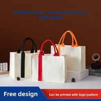 Sac fourre-tout en toile vierge en stock, personnalisable avec logos et designs 3D, sac de shopping porté à l'épaule pour étudiants, 36x28x15cm, ouvert