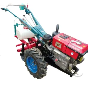 12 hp USADO Trator Walk-behind com acessório NOVO Agricultura duas rodas mão andando trator à venda