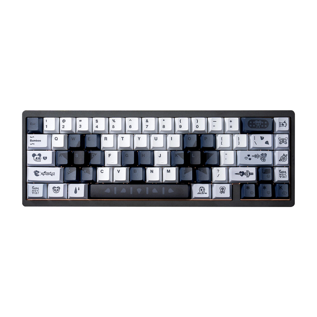 Full Custom Mechanical Keyboard OEM PBT Dye-sublimation, Custom Dye-Sub Graphics, Any Color/Pattern, Private Label Ready