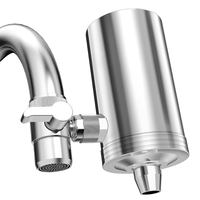 Filtre à eau pour robinet de cuisine en acier inoxydable, manuel, capacité de 1200 gallons, débit de 2,2 GPM, élimine le chlore, le plomb, les sédiments, les mauvaises odeurs