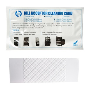 Activateur de billets en <span class=keywords><strong>alcool</strong></span>, carte de nettoyage pré-remplie pour compter, <span class=keywords><strong>jeu</strong></span> vidéo, distributeurs, <span class=keywords><strong>sans</strong></span> nettoyer - Product Image 4