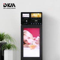 Distributeur d'eau de Cologne DKM Smart Touch Scree Cash Cash Banknote Card Free Floor Fragrance Distributeur de parfum en aérosol sur pied Distributeur automatique à vendre