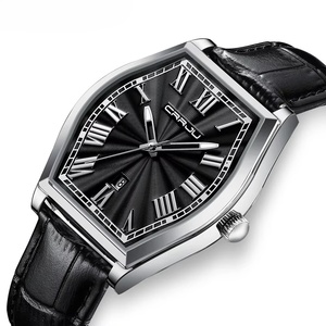 Reloj de Pulsera de Cuero de Moda Vintage OEM ODM, Reloj de Hombre con Esfera de Números Romanos Clásicos, Reloj de Cuarzo Luminoso de 3 ATM - Product Image 5