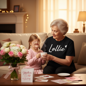 T-shirt Lollie Cute Heart per la festa della mamma - Product Image 3