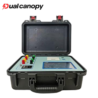 Testeur de rapport de transfert de transformateur numérique automatique portable triphasé alimenté par batterie au lithium intégrée