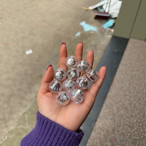 24 毫米防水振动感应红蓝闪光 LED 球灯发光灯适用于气球毛绒玩具挤压玩具 - Product Image 5