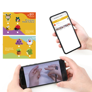 Đan Ladybug + ếch + Bee Crochet Kit người mới bắt đầu handmade DIY len Craft Crochet Kit động vật - Product Image 2