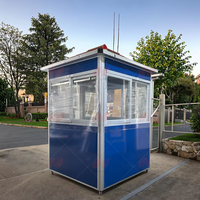 Cabine de sécurité moderne sur mesure 1,5 x 3 de style chinois, étanche, écologique, durable, facile à assembler, en panneaux sandwich