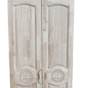 Portes de placard en bois massif, brun jaunâtre clair, écologiques, portes de placard de chambre à coucher, personnalisation pour toute la maison - Product Image 5