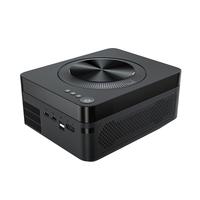 Projecteur LED LCD avec lecteur DVD Blue-ray intégré Full HD 1080P Smart Projector Android 9 300Ansi Mini projecteur à mise au point manuelle