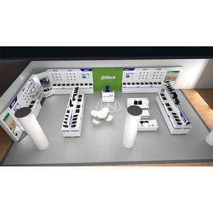 Boutique de vidéosurveillance Boutique design d'intérieur Vente au détail Caméra de vidéosurveillance Vitrine Comptoir de boutique de vidéosurveillance - Product Image 1