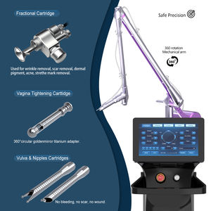 Yüksek hızlı ev kullanımı fraksiyonel güzellik makinesi <span class=keywords><strong>Co2</strong></span> lazer ekipmanları ile 10600nm dalga boyları cam tüp veya Metal RF tipi - Product Image 3
