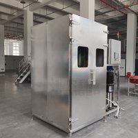 Laveuse automatique de chariots et de supports pour bâtonnets de fumée, pour usine agroalimentaire