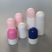 Prix d'usine – Bouteille à bille de 20 ml et 30 ml en PP blanc et rose pour huiles essentielles, parfums, déodorants et lotions corporelles, avec sérigraphie