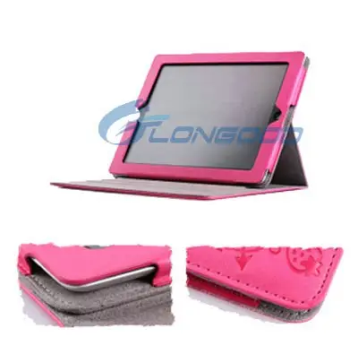 Magic Girl With 3-angle Rotating Stand Leather Case For Tablet Pc for iPad mini Retina