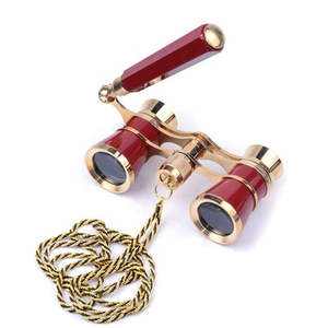 <span class=keywords><strong>Binocolo</strong></span> Telescopico per Teatro con Ingrandimento 3X, in Titanio, Stile <span class=keywords><strong>Vintage</strong></span>, con Manico e Catena per Donne - Product Image 2
