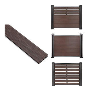 แผ่นผนังรั้วคอมโพสิต WPC สีม่วงสดใส ราคาประหยัด สำหรับรั้วภายนอกอาคาร - Product Image 1