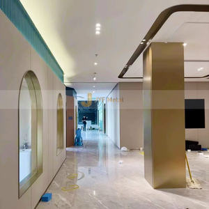 J419 <b>Metal</b> Tile <b>Edging</b> Profiles Ceramic Tile <b>Trim</b> 304 Stainless Steel Tile Edge <b>Trim</b> <b>for</b> Floor or Wall Decoration - Product Image 1