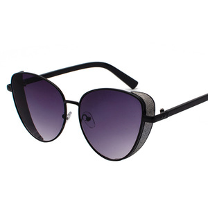 Maidis Women's Sunglasses Metal <b>Frame</b> <b>Black</b> Lens UV400 Protection Fashion Trendy Style - Product Image 4