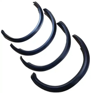 บังโคลนล้อสีดำทรงเพรียวบางขายดี พร้อมแถบสะท้อนแสงสีแดง วัสดุ ABS สำหรับรถยนต์มิตซูบิชิ เอ็กซ์แพนเดอร์ - Product Image 1