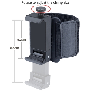 Universal Mobile <strong>Holder</strong> for Most Mobile Phone, Black Elastic Wristband Phone <strong>Holder</strong> for <strong>Iphone</strong> - Product Image 4