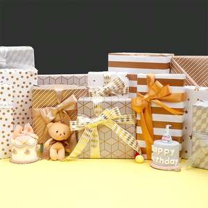 High Quality Wholesale 80g 43*300cm <b>Birthday</b> Streak Rhomboid Dot Wavy Star Packaging <b>Paper</b> Gift <b>Wrapping</b> <b>Paper</b> - Product Image 5