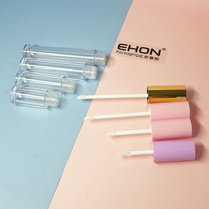 Tubo de brillo de labios cosmético con impresión de sello caliente Tubo de embalaje de maquillaje vacío Cilindro de plástico brillante Suministro de comerciante de inyección - Product Image 6