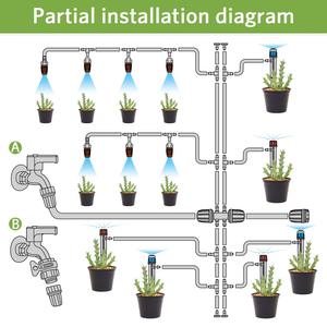 Sistema de riego por <span class=keywords><strong>goteo</strong></span> automático de 5m ~ 25m, suministros de jardín DIY, <span class=keywords><strong>goteo</strong></span> para riego de granja de jardín - Product Image 4