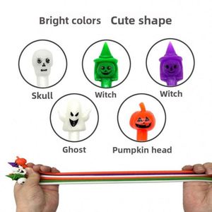 Novedad Popular de Halloween 2025: Pulsera de Descompresión con Diseño de Bruja, Calabaza y Murciélago, Juguetes de Cuerda para Apretar para Niños - Product Image 4