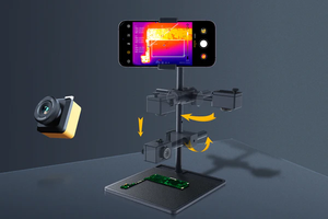 Caméra <span class=keywords><strong>thermique</strong></span> industrielle T2S Pro, téléphone, mesure de température infrarouge enfichable, portée de <span class=keywords><strong>vision</strong></span> nocturne à haute température - Product Image 5