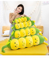 Coussins en forme de pois multi-tailles en coton PP, super doux, jouets en peluche, cadeaux pour machines à pinces, pour enfants et couples, vente en gros très prisée