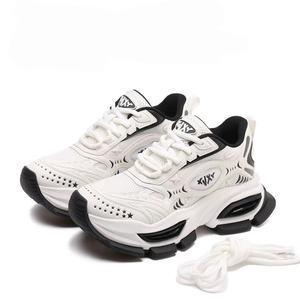 Scarpe da uomo Xu <span class=keywords><strong>Ling</strong></span> National Trend, sneakers con suola spessa retrò di nicchia, nuove collezioni 2025, di tendenza INS, da donna, sportive, in rete, con lacci, per studentesse - Product Image 5