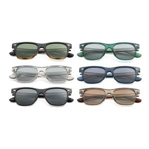 Logo personalizzato di alta qualità letterario Vintage piccola cornice rotonda donne occhiali da sole retrò tonalità UV400 occhiali da sole logo personalizzato - Product Image 3