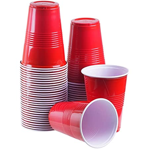Colorful disposable party beverage juice cups plastic beer pong cup for party shot glass cup game