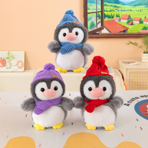 Peluche pingouin en gros - Animal en peluche doux en coton pour petite amie, cadeaux d'anniversaire et de Noël - Product Image 1