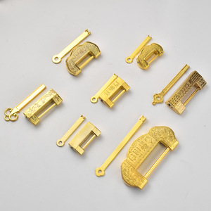 Cadenas rectangulaire en alliage d'acier imitation or Wenzhou Platinum Link, à levier unique, décoratif pour usage domestique - Product Image 3