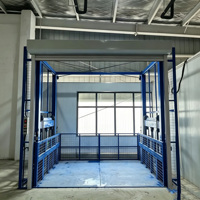 Monte-charge hydraulique à rail fixe pour entrepôt et usine, élévateur vertical de marchandises pour le levage de matériaux
