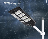 Lampadaire Solaire 600W 800W 1000W 1200W avec Télécommande, Éclairage de Jardin Solaire Extérieur IP67 Haute Luminosité