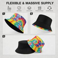 Chapeau de pêcheur en polyester respirant à séchage rapide, idéal pour la plage, le surf, les sports nautiques, les voyages, la protection solaire, logo personnalisé