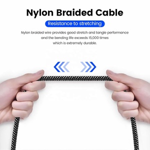 Cable de Extensión para Auriculares de 4 Polos TRRS de 3.5mm con Micrófono, Cable de Audio Estéreo Macho a Hembra, Trenzado de Nailon, 3.3 Pies, Gris - Product Image 5