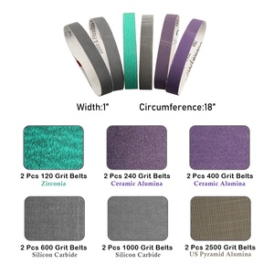 Đa vật liệu miễn phí trộn linh hoạt dao Sharping Thắt lưng vải không thấm nước ủng hộ Sanding vành đai Kit Sanding Bands vành đai mài mòn - Product Image 2