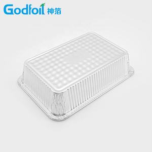 Plats en <span class=keywords><strong>aluminium</strong></span> épais à grande capacité, profonds, jetables, pour la cuisson au <span class=keywords><strong>four</strong></span>, barquettes en <span class=keywords><strong>aluminium</strong></span> de qualité alimentaire, pour barbecue - Product Image 2