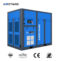 Compresor de Aire de Tornillo Rotativo de Servicio Pesado Airstone 132KW 175HP 7-12Bar de Velocidad Fija con Accionamiento Directo para Minería de Litio en Argentina