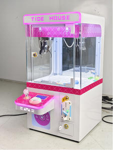 XINWA XW-003 Mini Máquina <span class=keywords><strong>de</strong></span> Garras, Grúa <span class=keywords><strong>de</strong></span> Juguetes para Niños, Máquina <span class=keywords><strong>de</strong></span> Juegos Operada con Monedas, Enchufe Estadounidense, Casa <span class=keywords><strong>de</strong></span> Muñecas, Máquina <span class=keywords><strong>de</strong></span> Juguetes Pequeña, Caja <span class=keywords><strong>de</strong></span> <span class=keywords><strong>Madera</strong></span> - Product Image 2