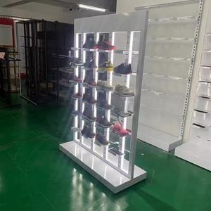 Розничная продажа, магазин спортивной обуви, выставочные стеллажи, заводская настройка, дисплей с подсветкой обуви в магазине - Product Image 4