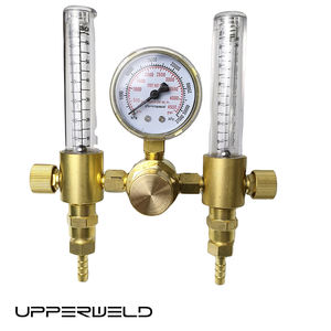 TIG MIG kaynakçı gaz ve Backpurge için Argon regülatörü çift çıkış <span class=keywords><strong>CO2</strong></span> debimetre 60 SFCH - CGA 580 giriş bağlantısı - Product Image 3