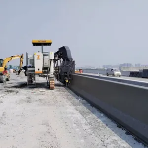 NewCurberCN NC1300 Slipform paver road paver machine High Speed Rail Road Construction Case