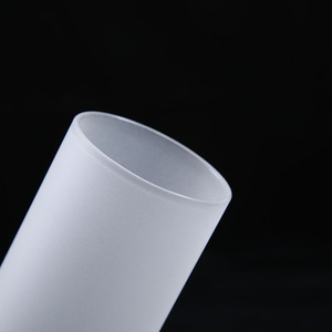 Paralume in vetro a tubo cavo satinato con <span class=keywords><strong>paralumi</strong></span> in vetro cilindro vuoto per sabbiatura per luci da sala da pranzo - Product Image 4
